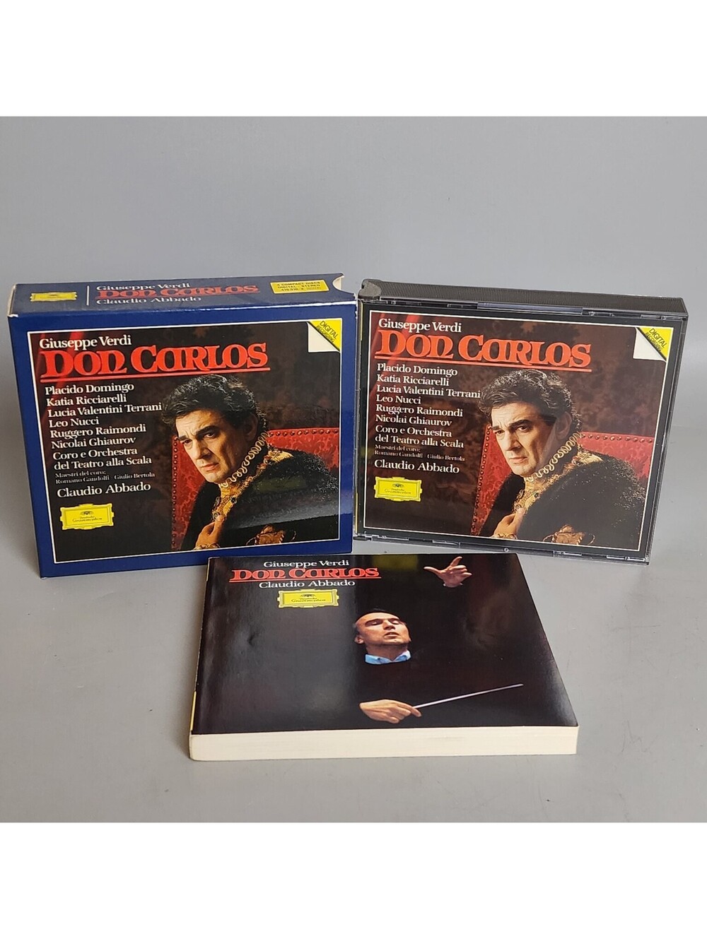 Verdi: Don Carlos - Claudio Abbado, Domingo, Ricciarelli (4 CD, DG 415 316-2)